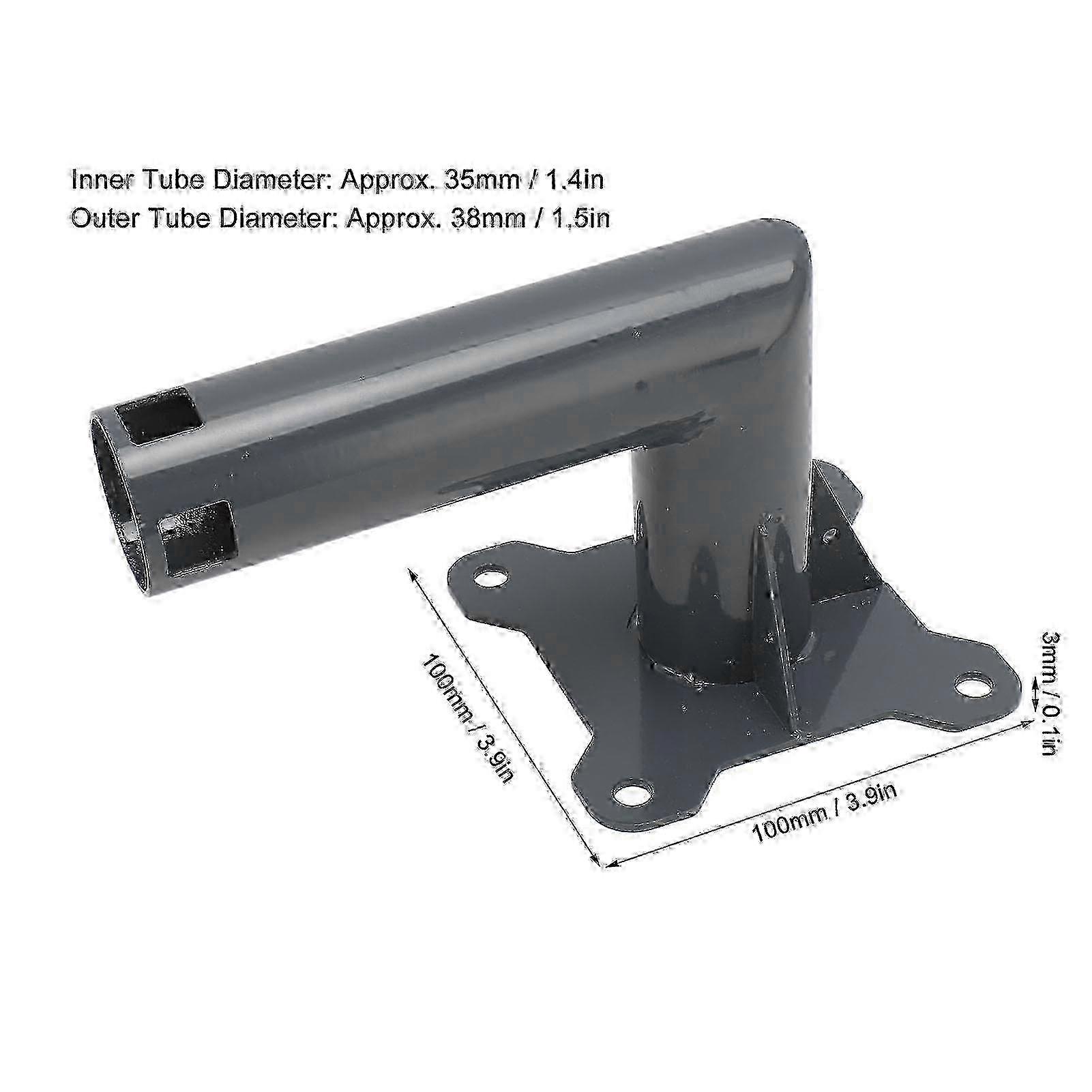 Starlink V2 Mount Kit: Weatherproof Wind-Resistant Pole Mount for Roof/Wall Installation w