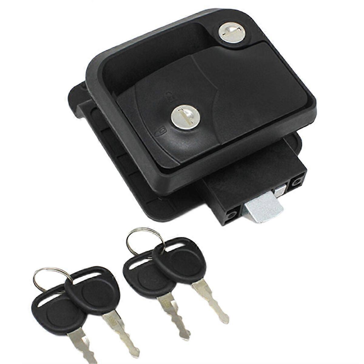Car RV Door Lock W 4 Keys Inside and Outside Open Mechanical Lock for RV Car Yacht Tourist Car Autom