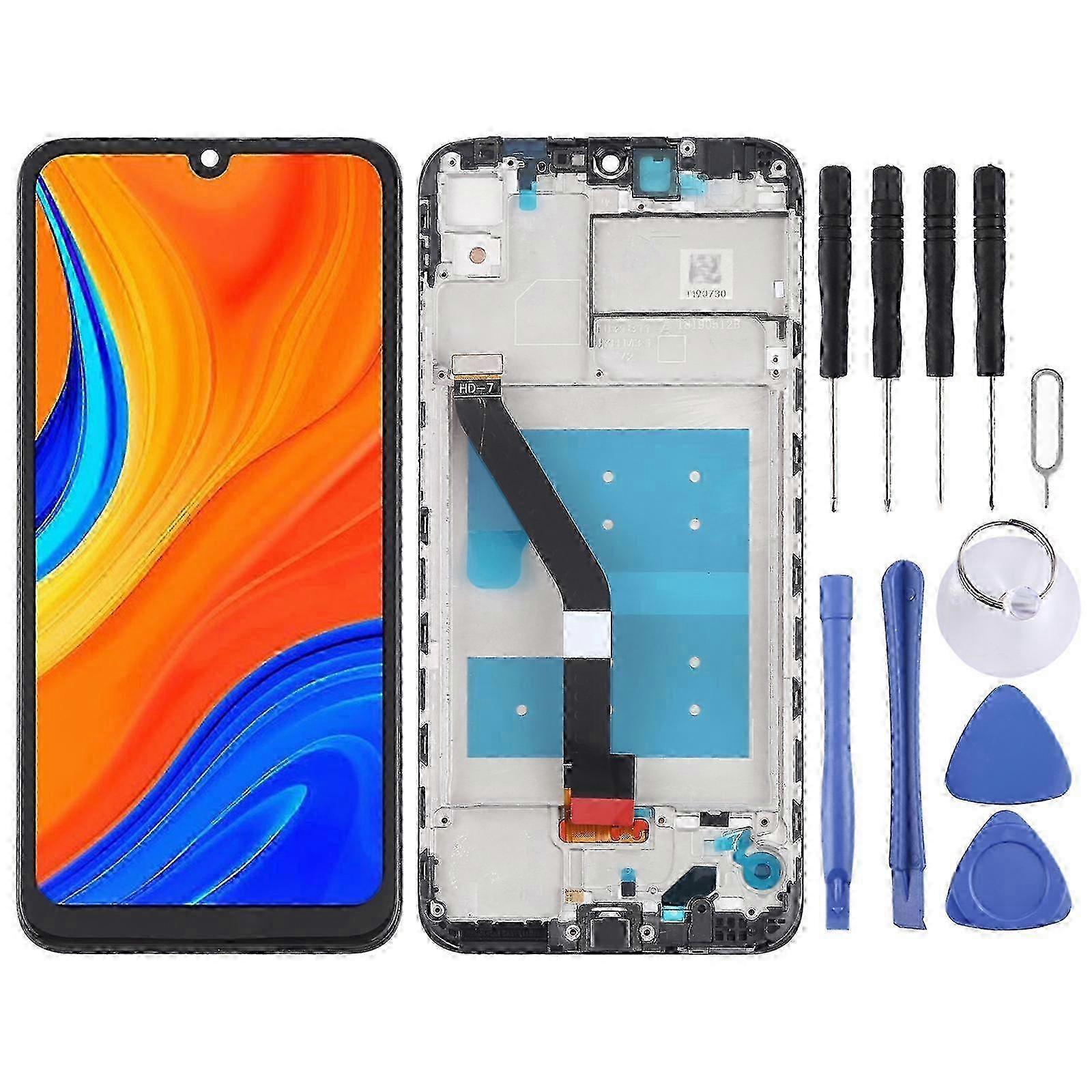 OEM LCD Screen for Huawei Y6s Digitizer Full Assembly With Frame(2019)(Black) 2025