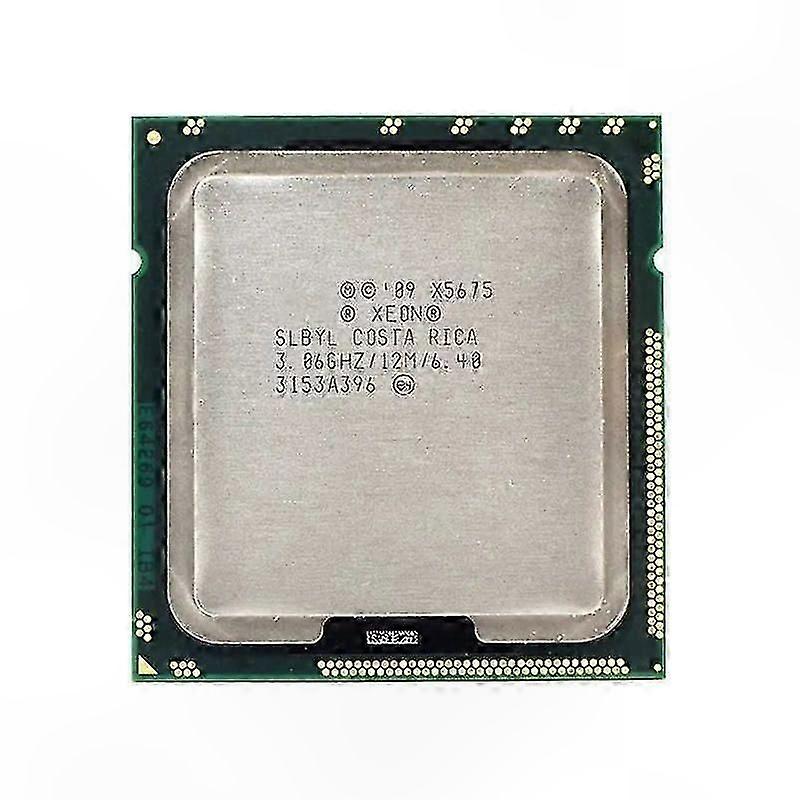 Intel X5675 Processor - 6 Cores, 12 Threads, 3.06GHz Clock Speed, 12MB Cache, 95W TDP, LGA1366 Socket