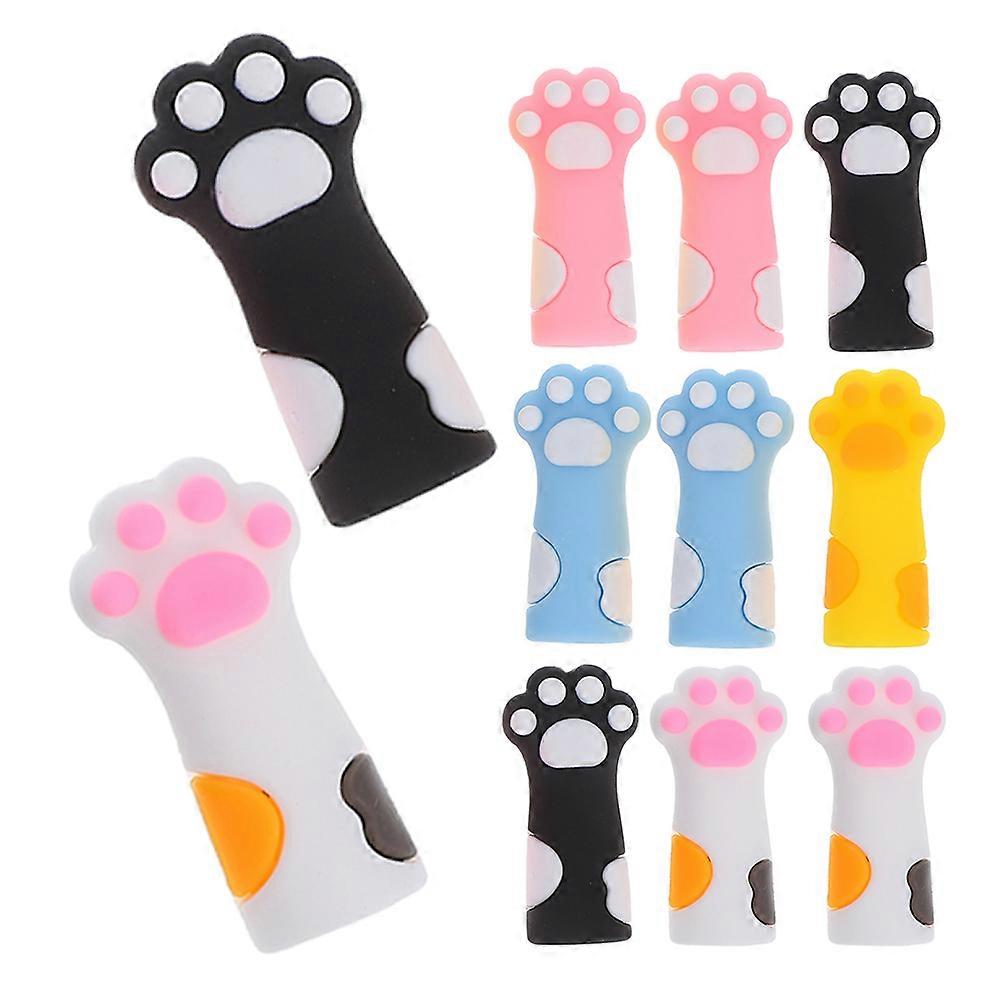 Cat Paw Pencil Caps Silicone for 18Pcs Assorted Color Kit