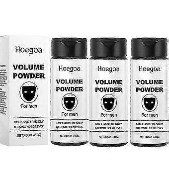 Poudre volumisante pour hommes, 3 pièces, ajoute instantanément texture et volume, poudre coiffante à tenue forte