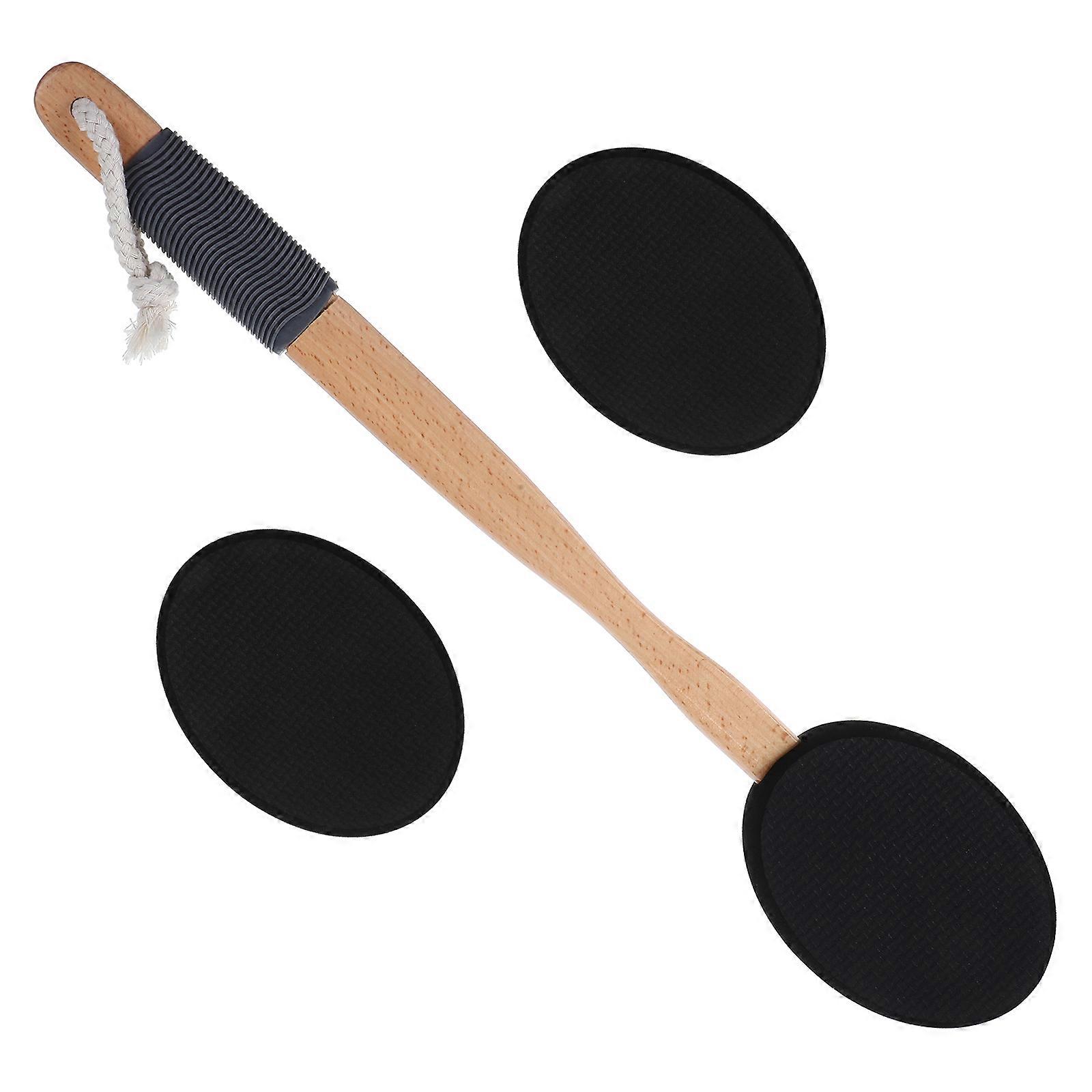 Black Bath Brush Lotion Applicator for Body Care 1Set