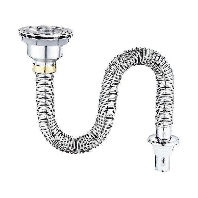 Køkken Rustfrit stål Vask Stopper Enkelt vask Afløbsrør Badeværelse Kloak Tilbehør Køkken Bask