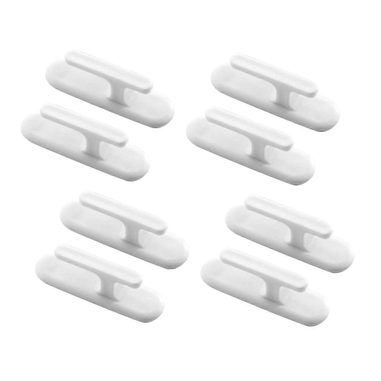 Blind Cord Holder and Winder 8pcs Adhesive Wall Hooks for Curtain and Window Cord Safety Organizer