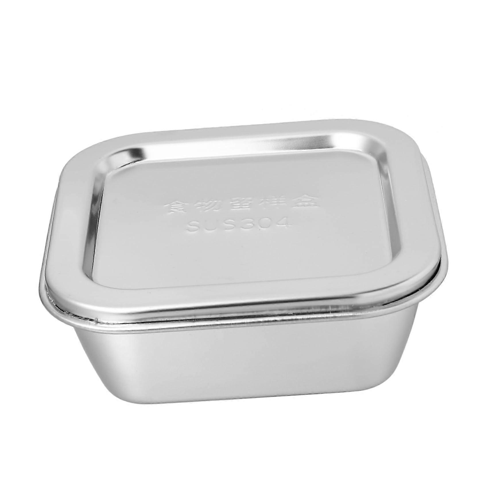 Stainless Steel Butter Keeper with Lid, Airtight Cheese Storage Box for Refrigerator, Large Capacity