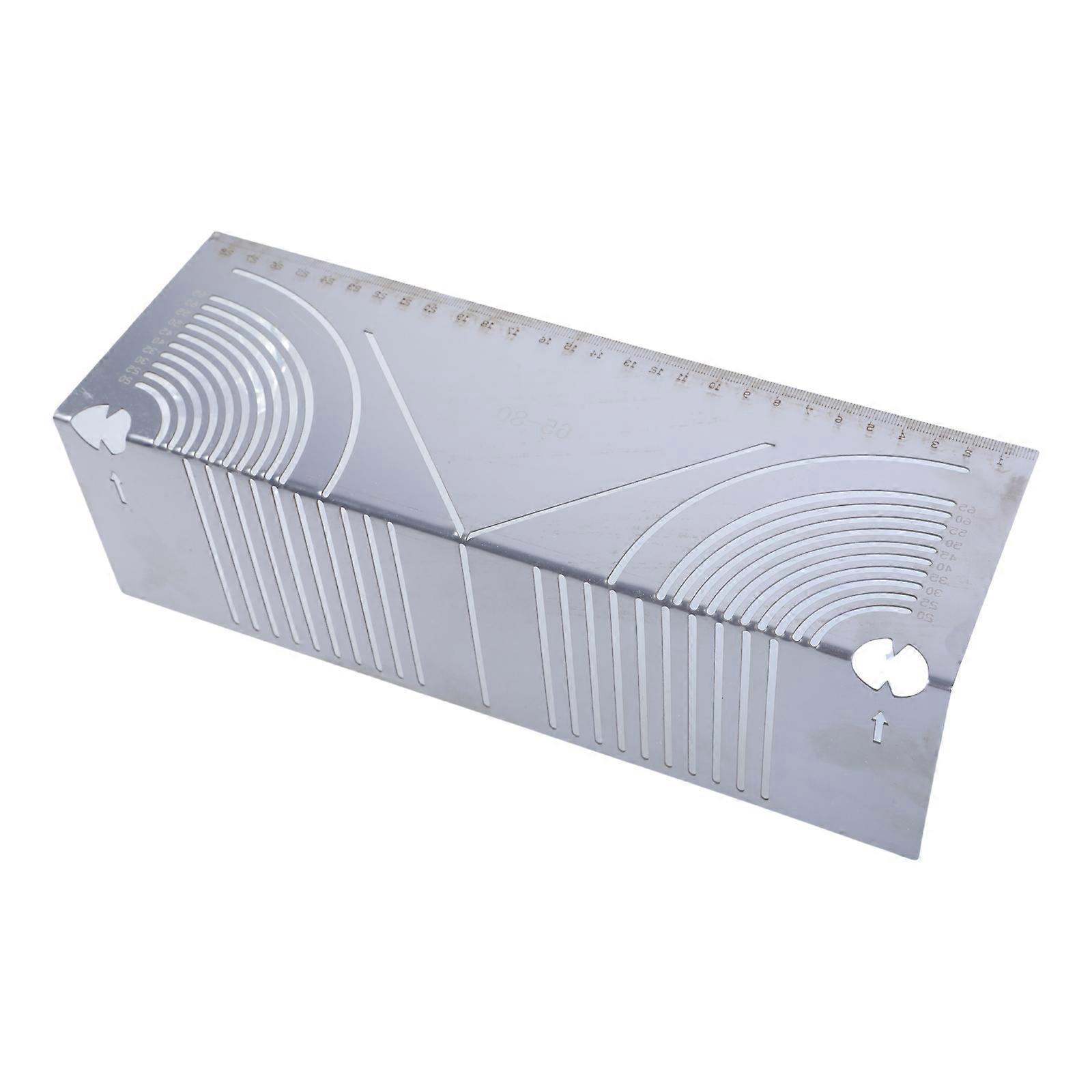 Multifunctional Angles & Curves  Marking Tool Adjustable Measure  Device for Precise Measurements In Woodworking & DIY Projects  L