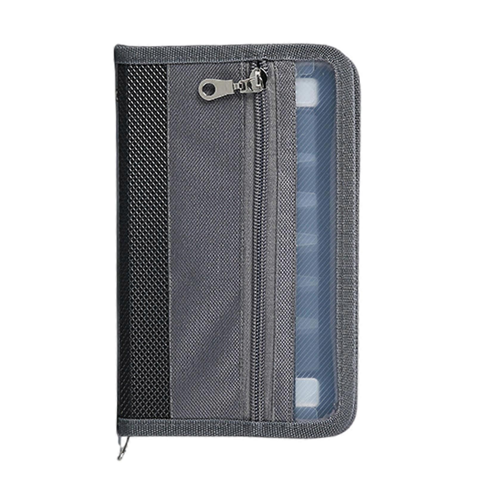 13 Pocket Document Folder Receipt Coupon Organiser Zippered Receipt Wallet Expandable File Folder for Receipts, Coupons  0A6