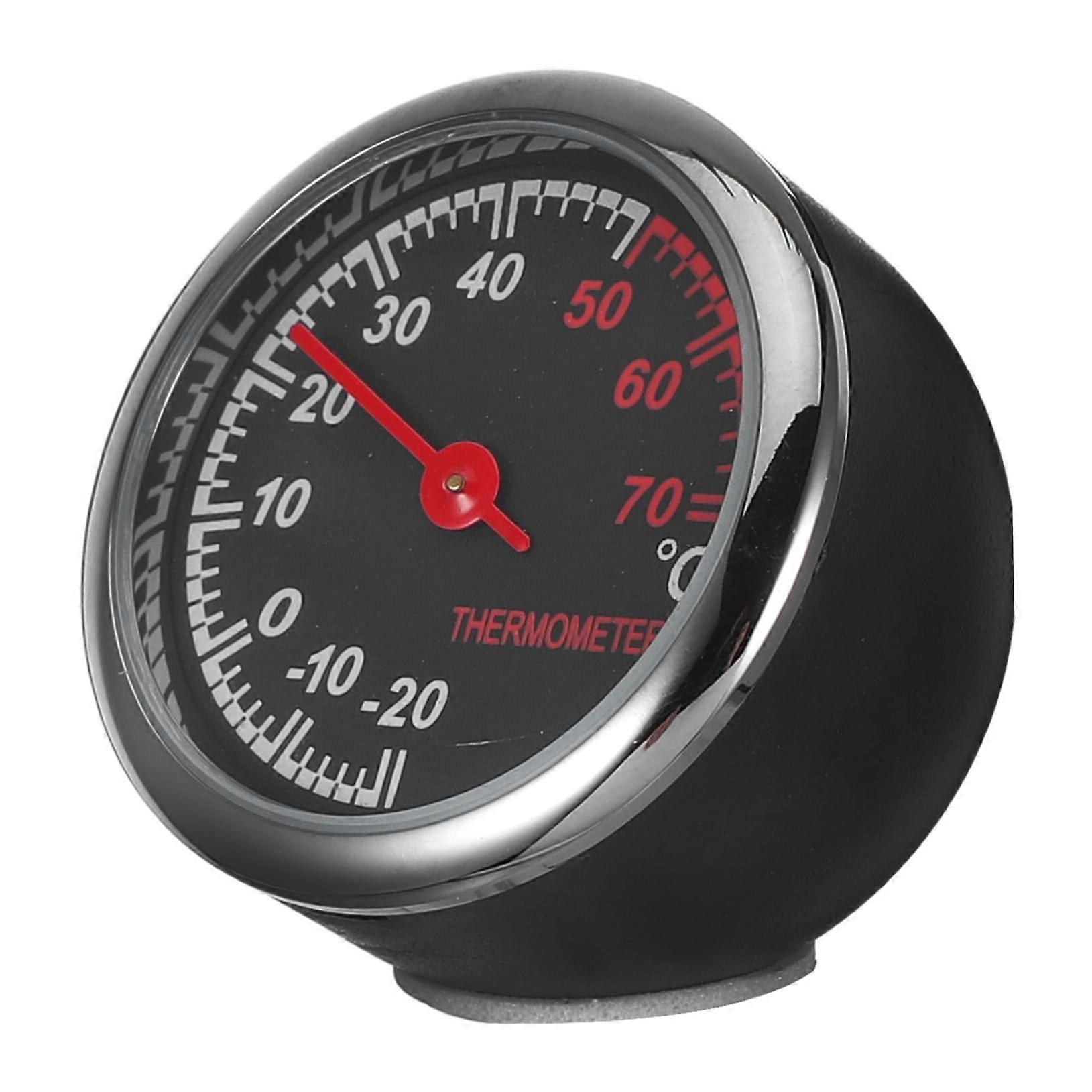 Luminous Car Dashboard Clock Thermometer Waterproof with Backlit Display and Easy Installation