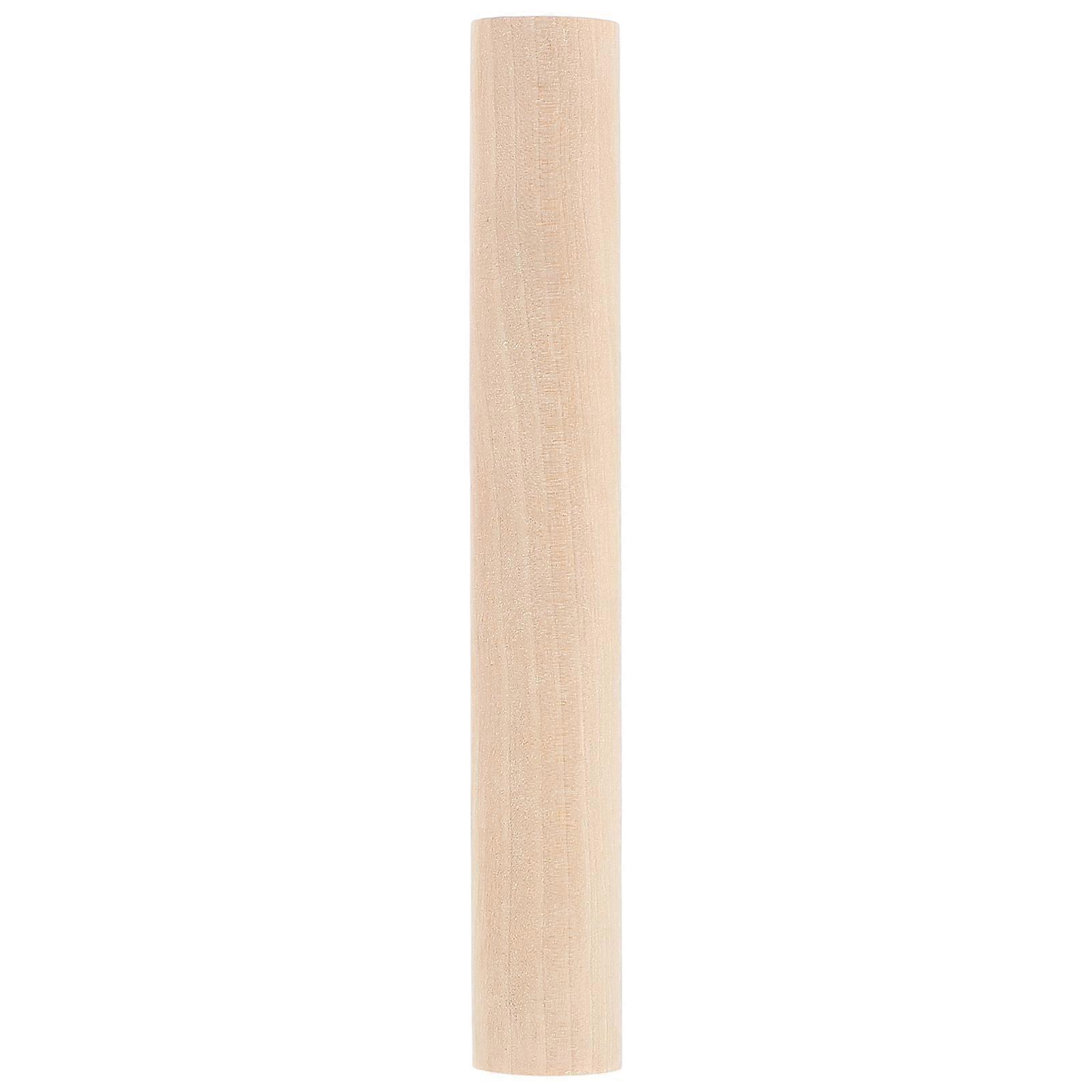 Small Wooden Rolling Pin Baking Tool For Dough Rolling DIY Projects 4Pcs Beige Versatile Design