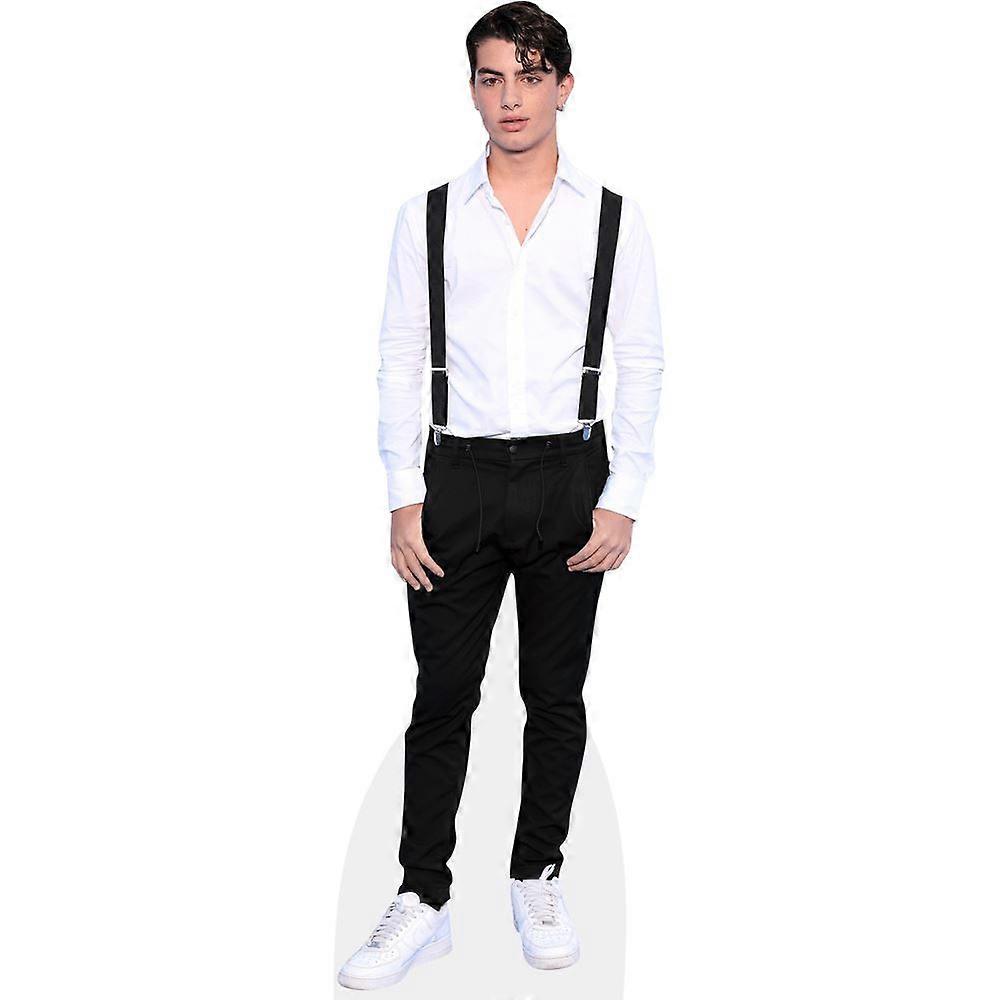 Samuele Carrino (White Shirt) Cardboard Cutout (lifesize OR mini size). Standee. Stand Up.