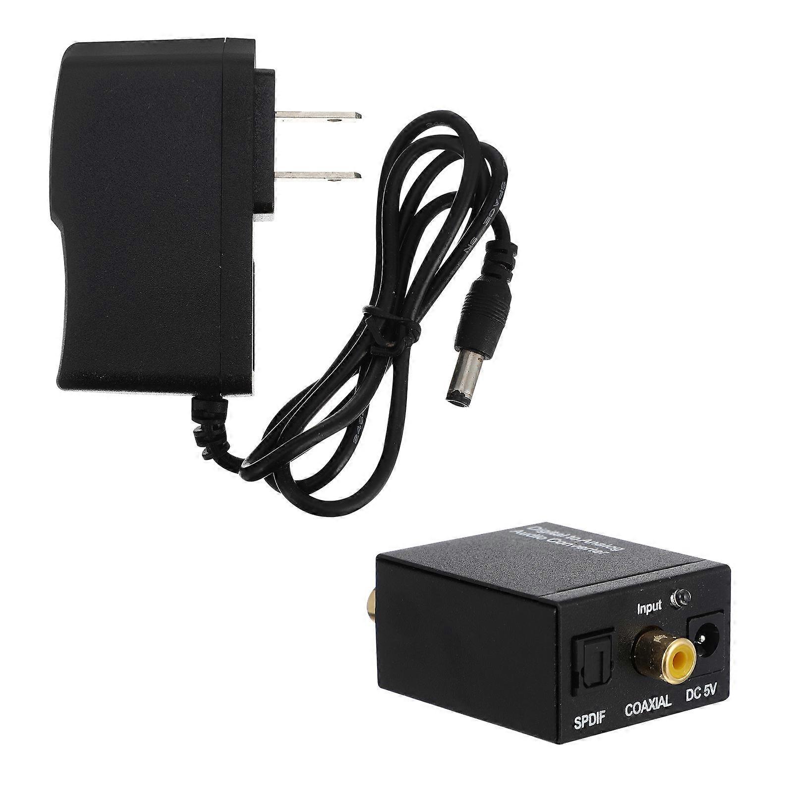 Analog Audio Adapter Digital Converter for Speaker Amplifier Plug