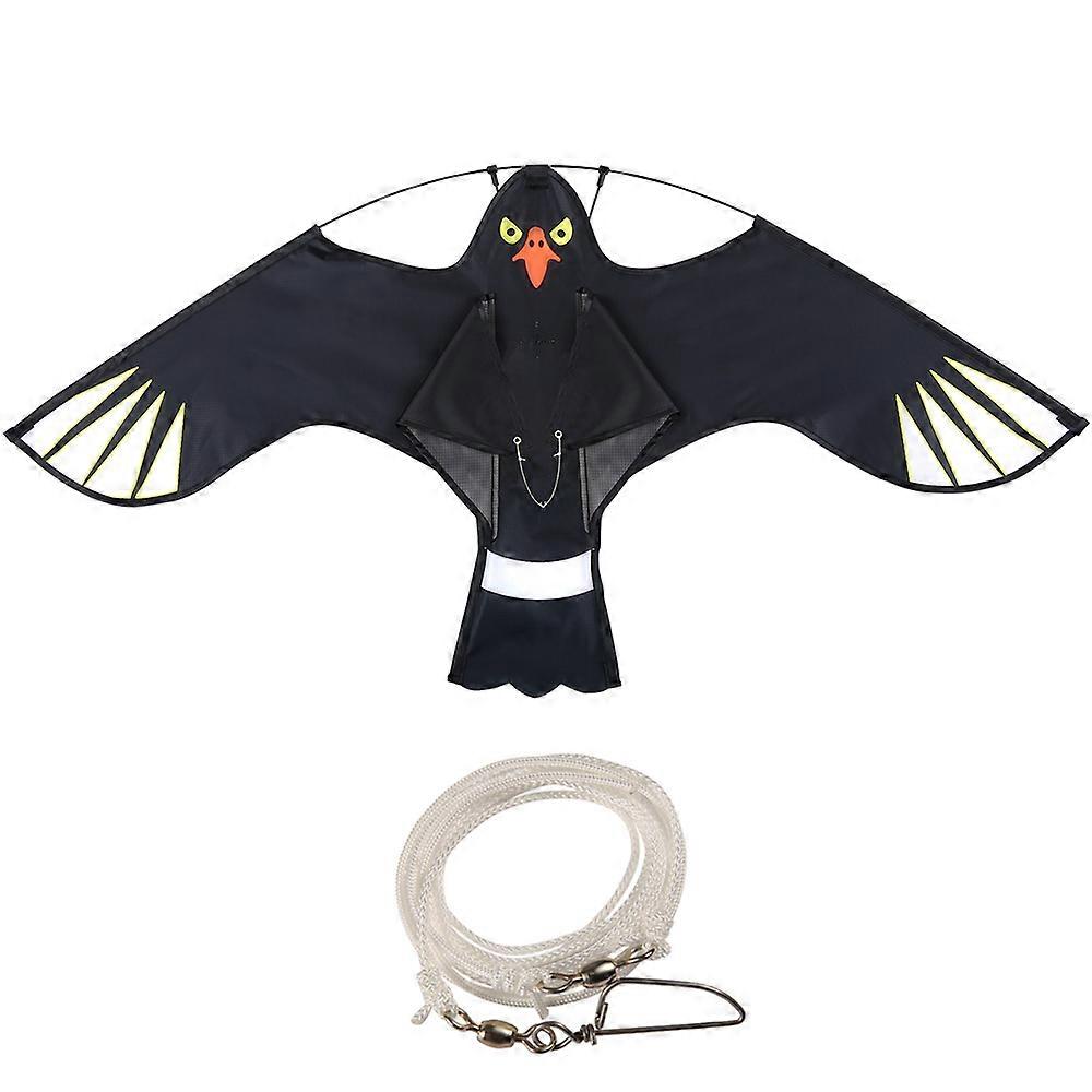 Bird Repeller Flying Hawk Kite for Crops Farm Protector Bird Scarer Flying Kite Style C Kite Without Pole