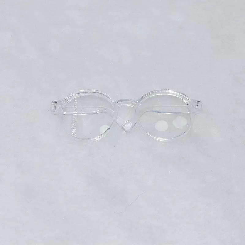 Lunettes de poup��e en coton 10cm, accessoires de d��guisement de poup��e en peluche, lunettes �� pendentif en tissu