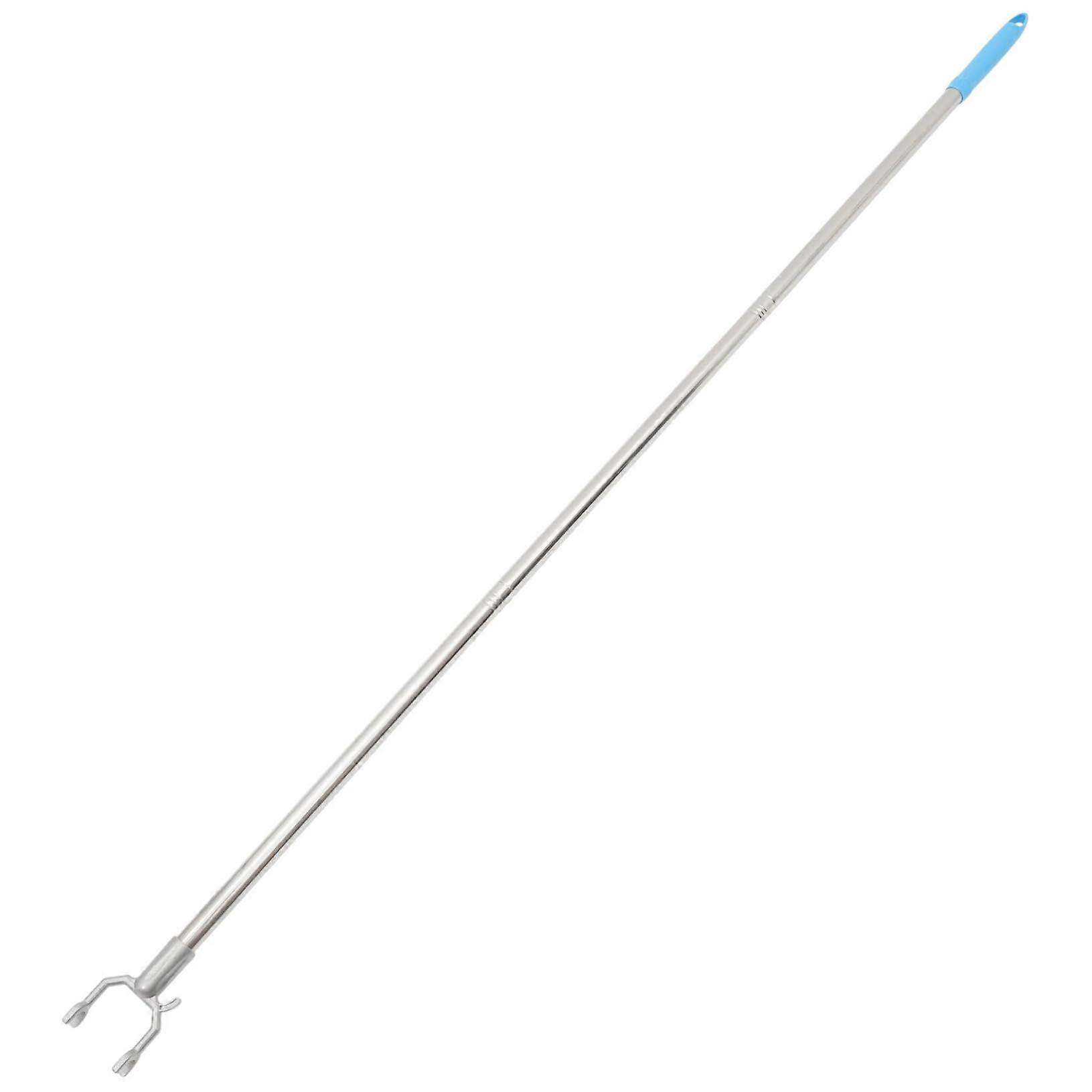 Adjustable Clothesline Pole with SpaceSaving Clothes Hanging Rod for Indoor Outdoor Laundry