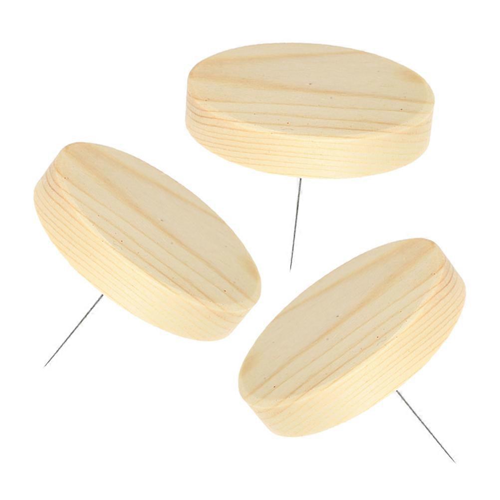 Wooden Base Doll Holder for Wool Felt Display 3Sets