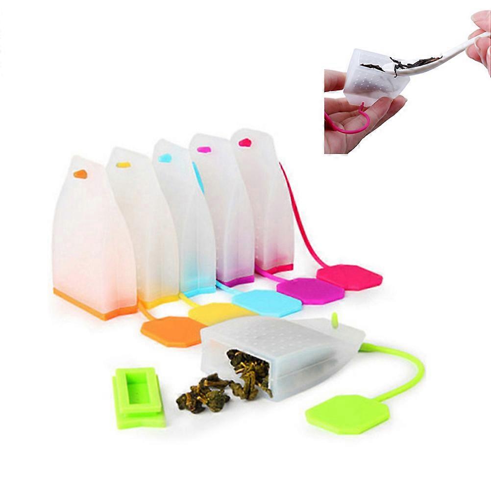 Silicone Tea Filter for Loose Leaf Strainer Red Tea Bag