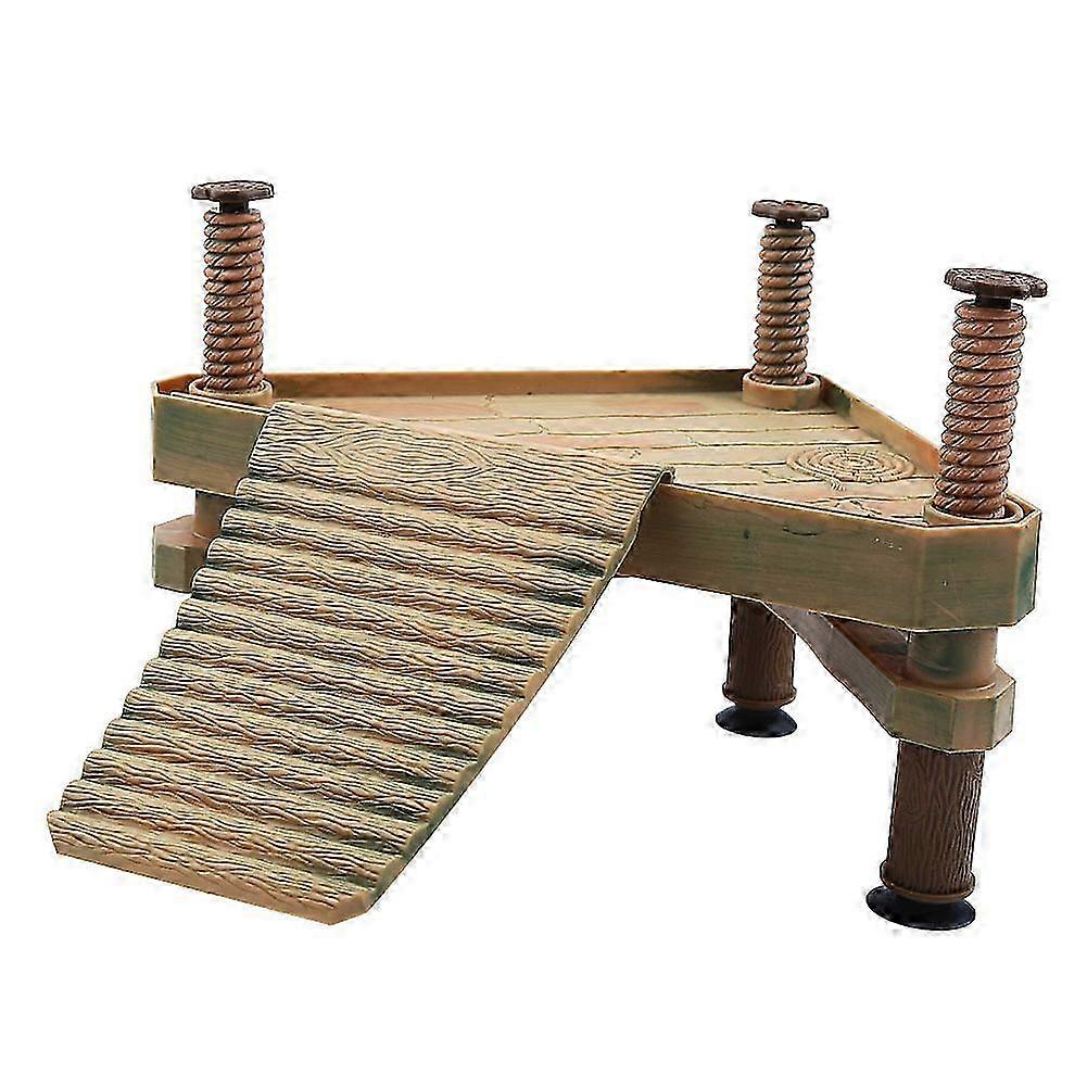 2026 Reptile Turtle Frog Floating Basking Platform Aquarium Tank Accessory(S)