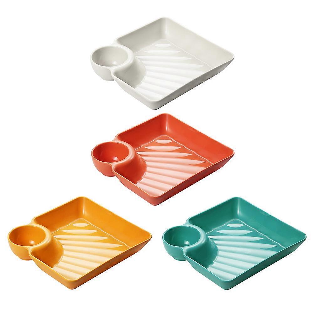 Dumpling Sushi Plate For Sushi Ware Food Serving 4Pcs