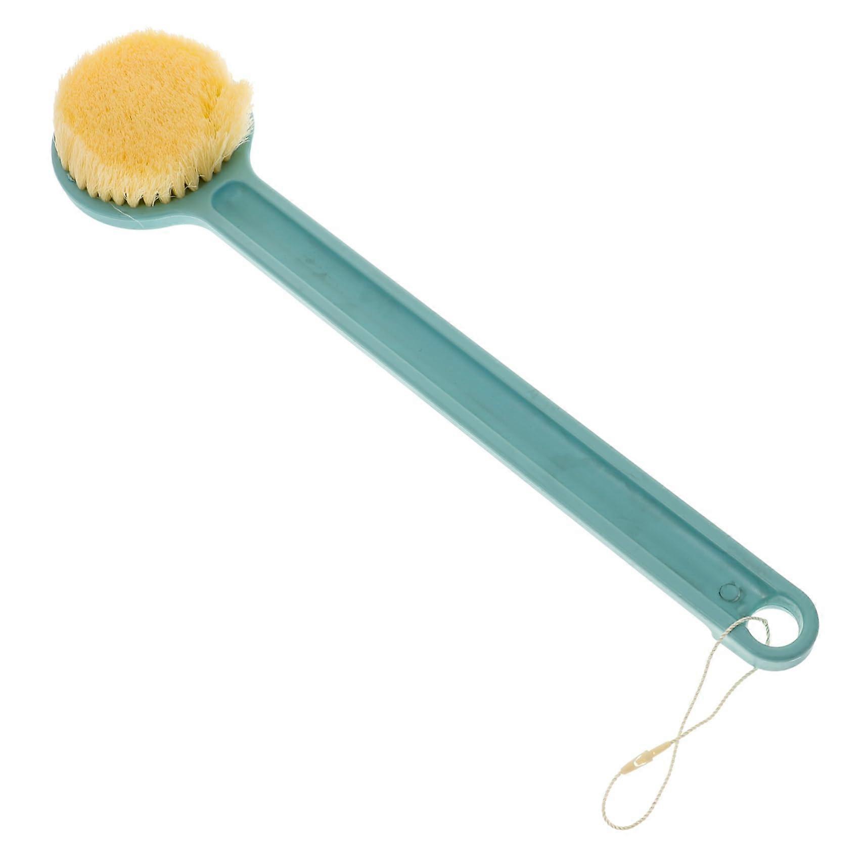 Back Scrubber with Long Handle for Shower, Soft Bristle Bath Brush and Lotion Applicator