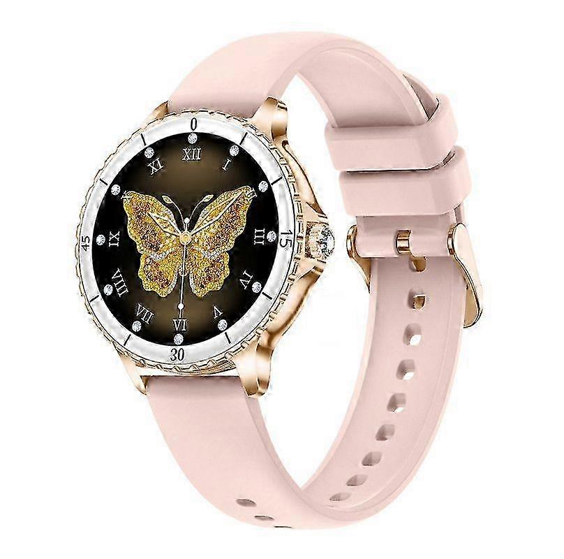 2025 Smartwatch AMOLED de 1,27 polegadas com rastreador de saúde para mulheres (ouro rosa)