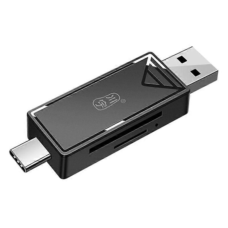 KAWAU C251 USB 2.0 Type C + USB SD/TF Card Reader Portable OTG Adapter