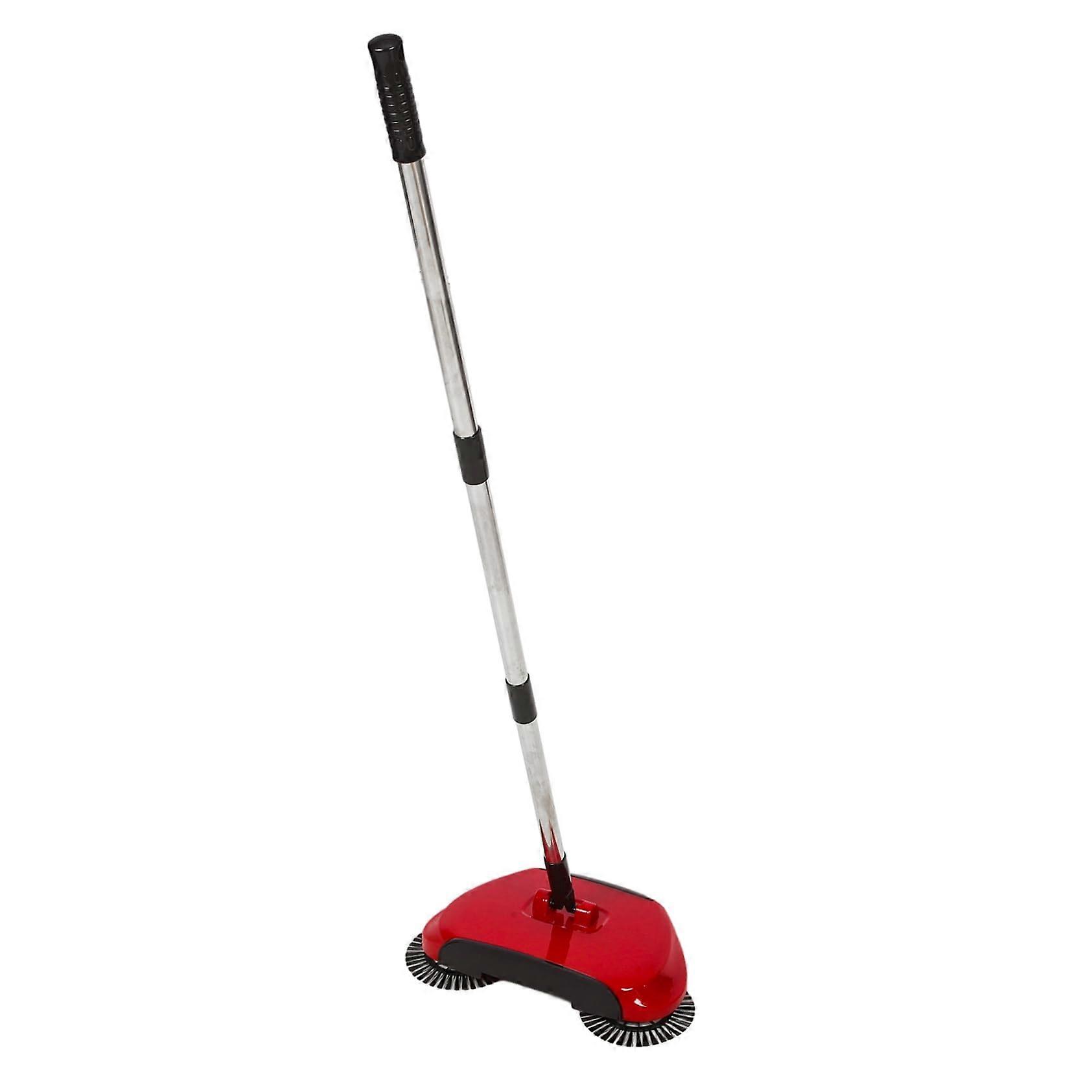 Manual Floor Sweeper 360° Rotating Broom with Adjustable Handle for FloorFriendly Cleaning