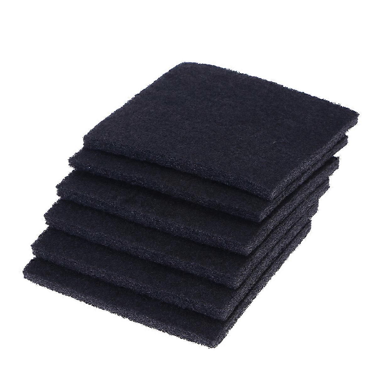 Carbon Filters for Cat Litter Boxes Deodorization 12Pcs Black Square