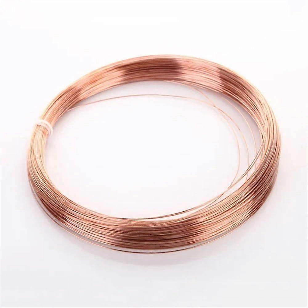 Red Copper Wire 0.2mm Diameter Bare Copper for Electrical Projects 2 Meters  Conductivity