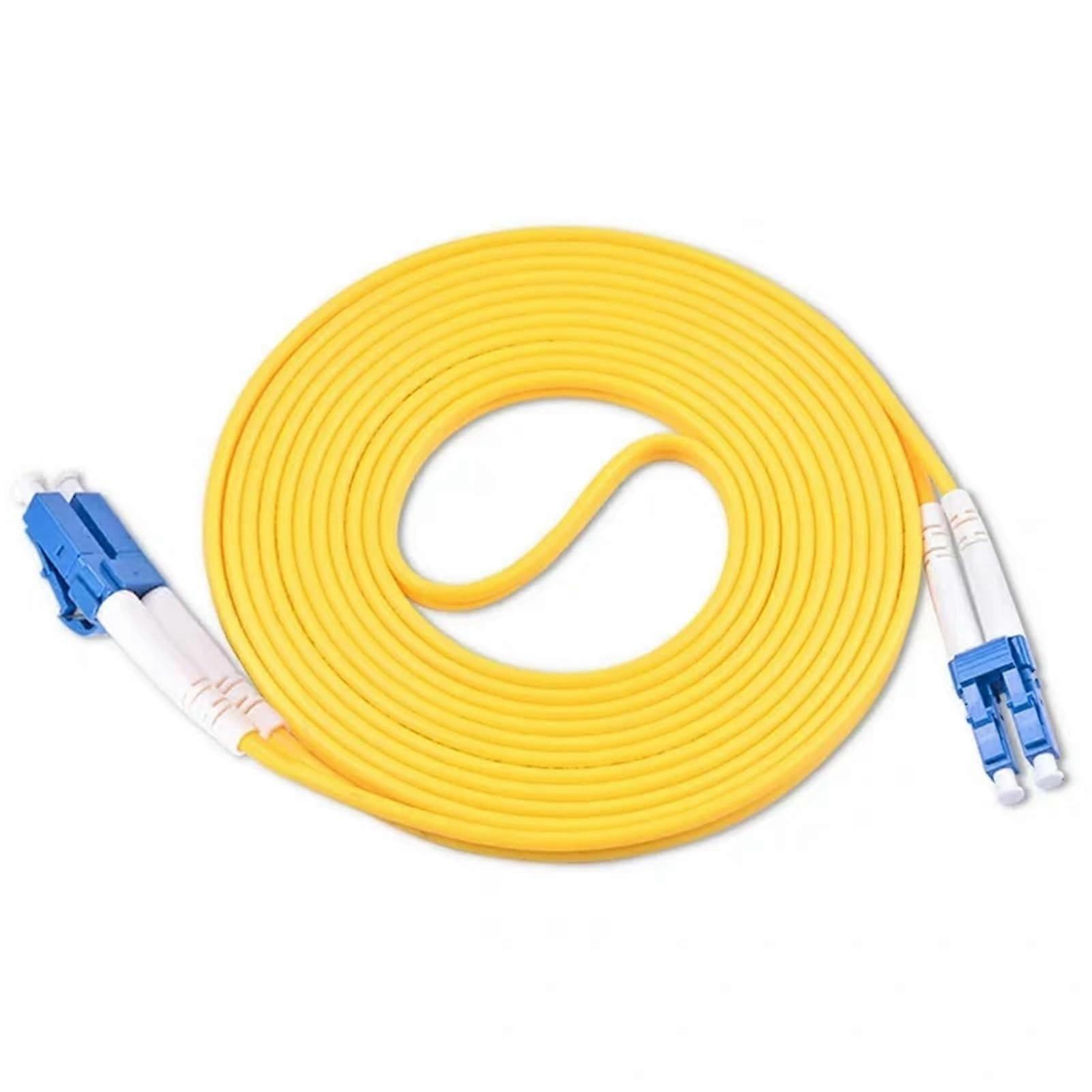 Fiber Optic Patch Cord LCLC Single Mode Duplex 2.0mm 10m Cable for Reliable Data Transmission