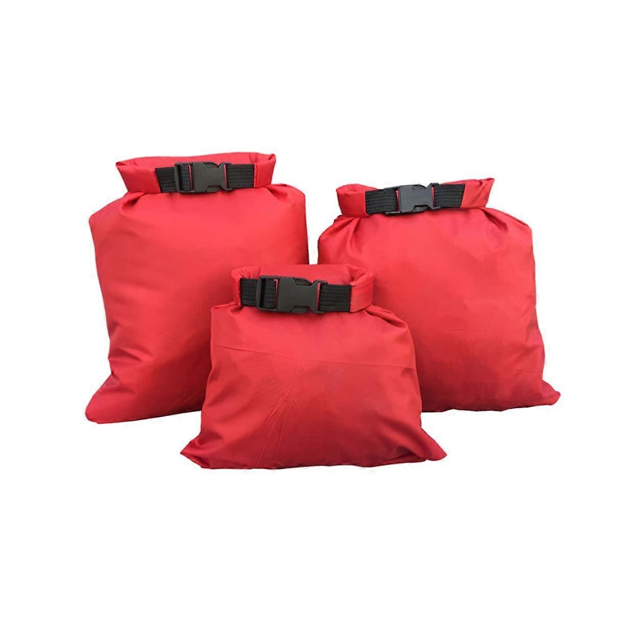 3pcs Waterproof Dry Bag Set with Floating Lightweight Storage for Kayaking Boating Camping