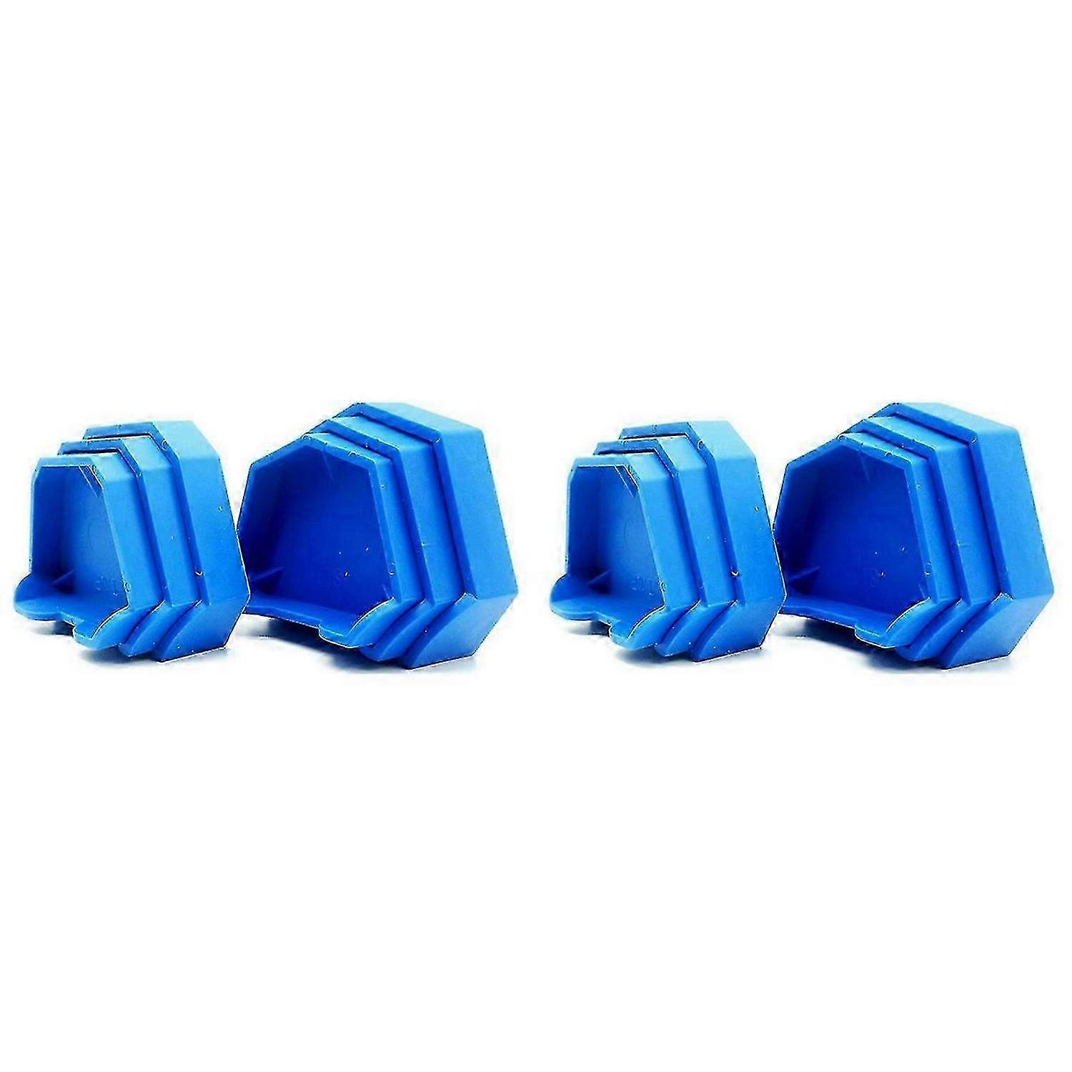 6-piece dental model base molding kit, impression tray, base mold set