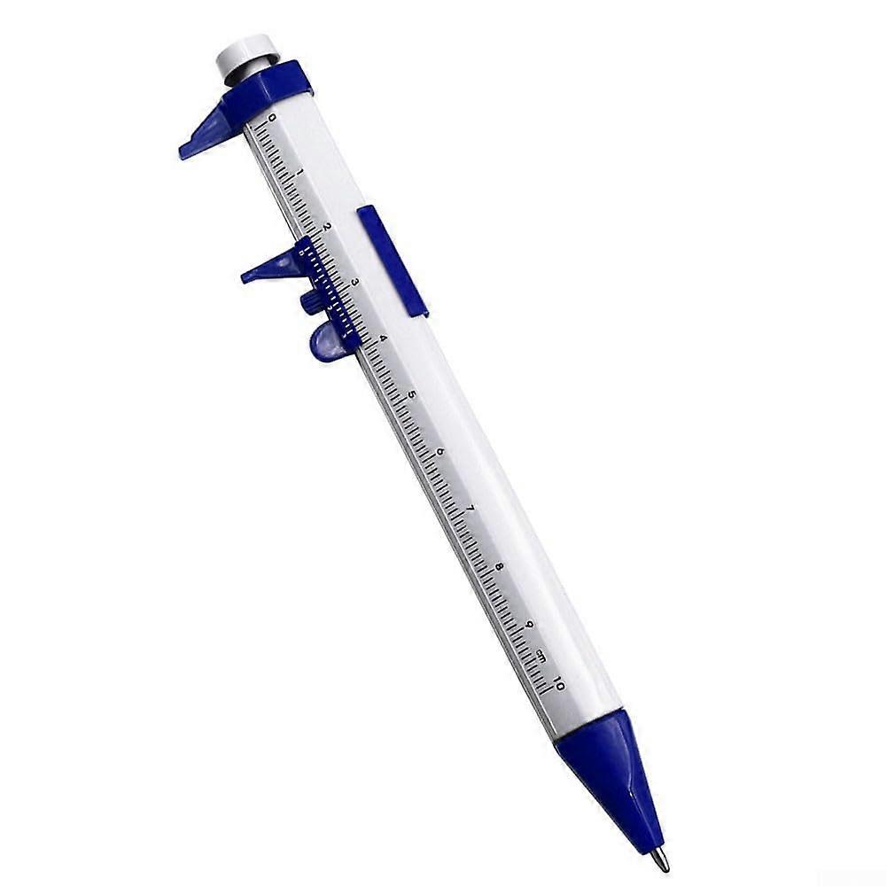 Caliper Pen 150mm Vernier Ballpoint with Ruler, 2 in 1 Precision Measurement for Engineering Drawing
