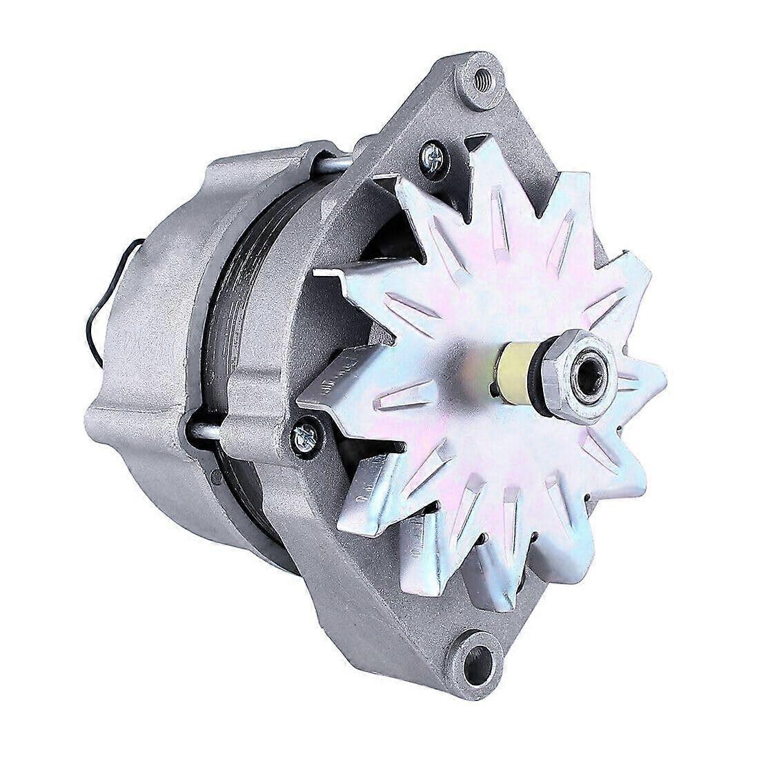 Alternator 12V 65A Internal Regulator Clockwise Spool Mount External Fan for Loader 480E 480F 580K