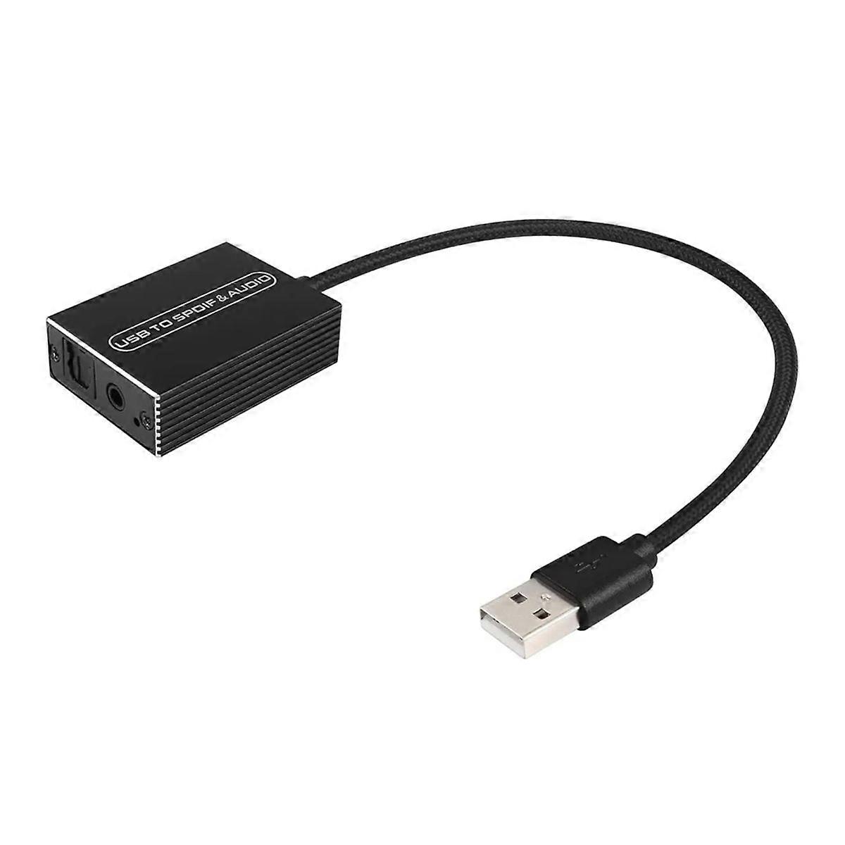 USB to Fiber Optic Audio Converter