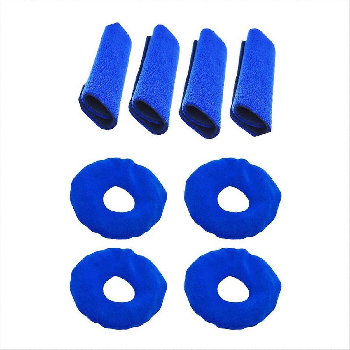 4Pcs CPAP Mask Liners+4Pcs CPAP Strap Covers for 