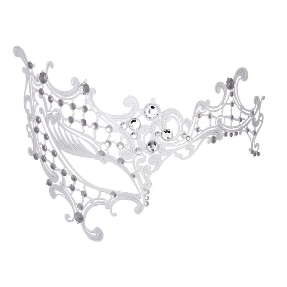 Mask Thin Metal Lace Shape Half-Face Mask for Decoration