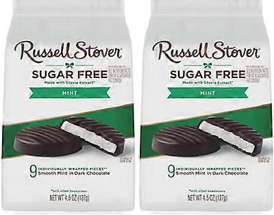 Russell Stover Sockerfria Mintbiffar 2-pack
