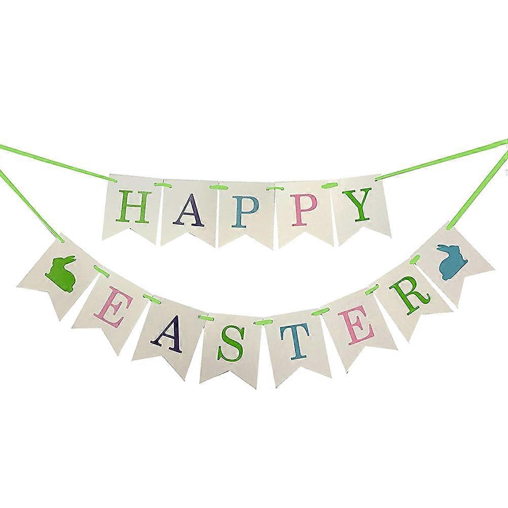 Banner for Easter Happy Easter Banner for Decor Use 3Pcs