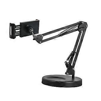 Flexible Long Arm Phone Holder with 360° Rotatable Ball Neck for Bed Desk and Car Black