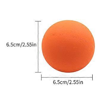 Dog toys, chewable solid rubber balls, for teething, interactive fun, and relaxation.