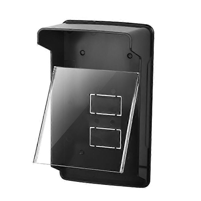 Outdoor Waterproof Cover Rain Proof Shell with Transparent Panel for Access Control System