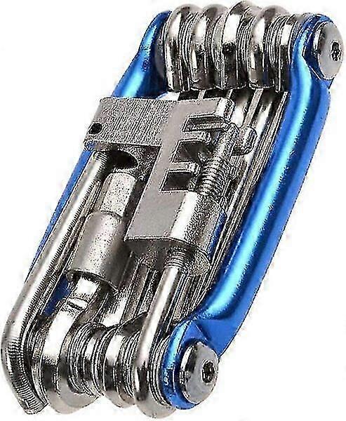 Bicycle tool set, 11-in-1, solves most cycling problems