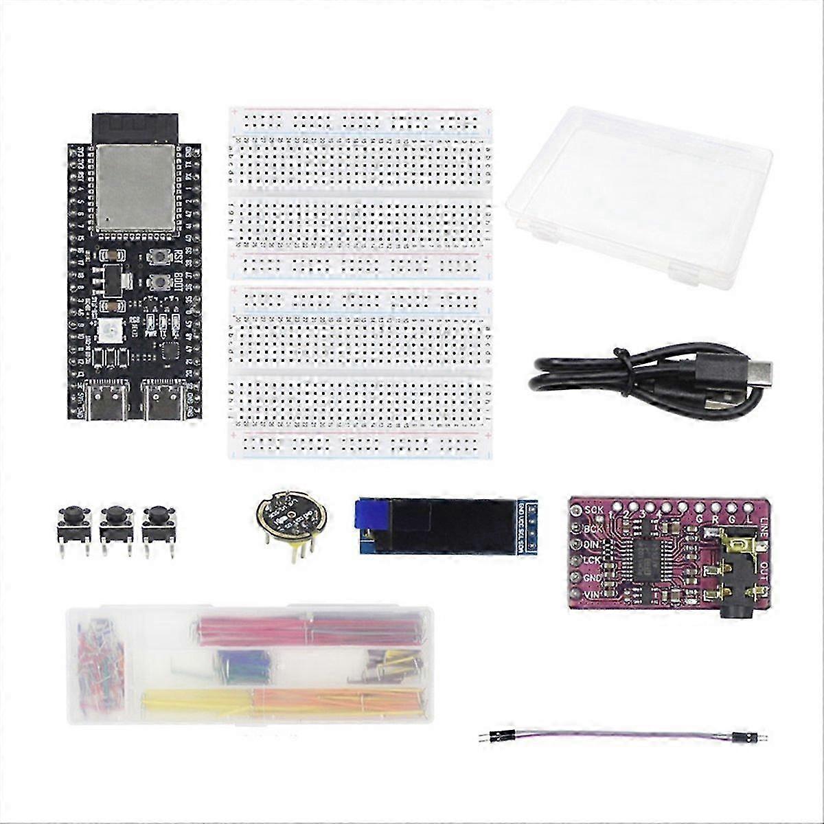AI Voice Chat Robot ESP32-S3 Development Board Breadboard