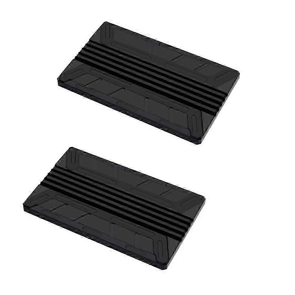 2Pcs NVMe M.2 MKEY SSD RAID Array Expansion Adapter Card PCIe Split Card Heatsink compatible with Speeding Up
