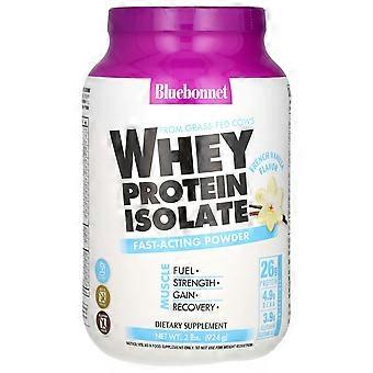 Bluebonnet Nutrition, Isolat de protéines de lactosérum, vanille française, 924 g (2 lb)