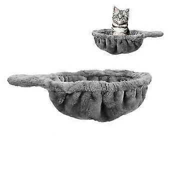 Arbre à chat extra large avec hamac pour chats d'intérieur, 31,5 cm (12,4 pouces) - Jaune