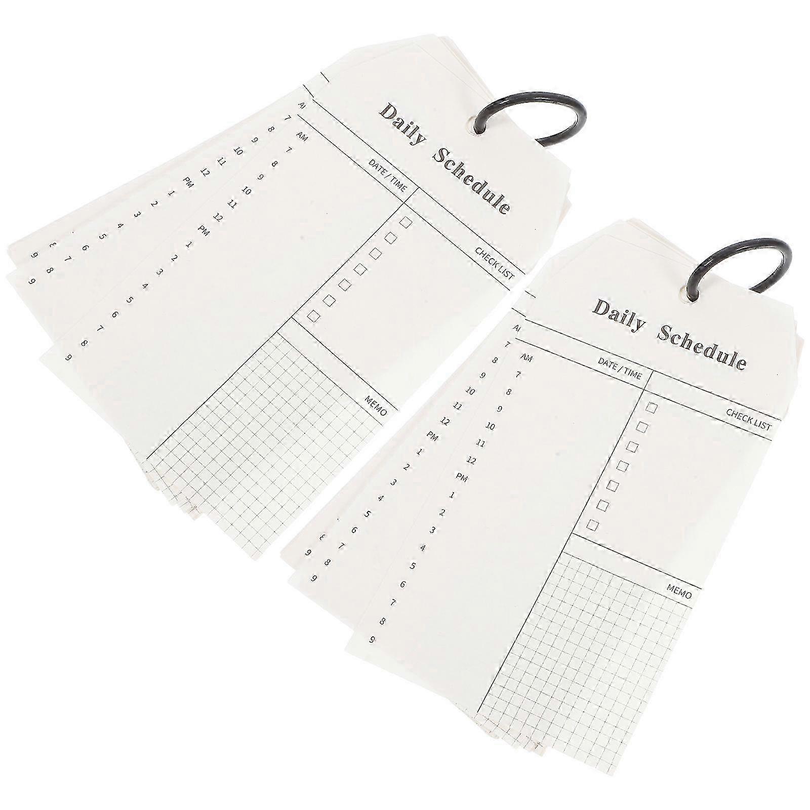 Planner Notepad compatible with Note Taking with 6Pcs Portable Daily Schedule Books