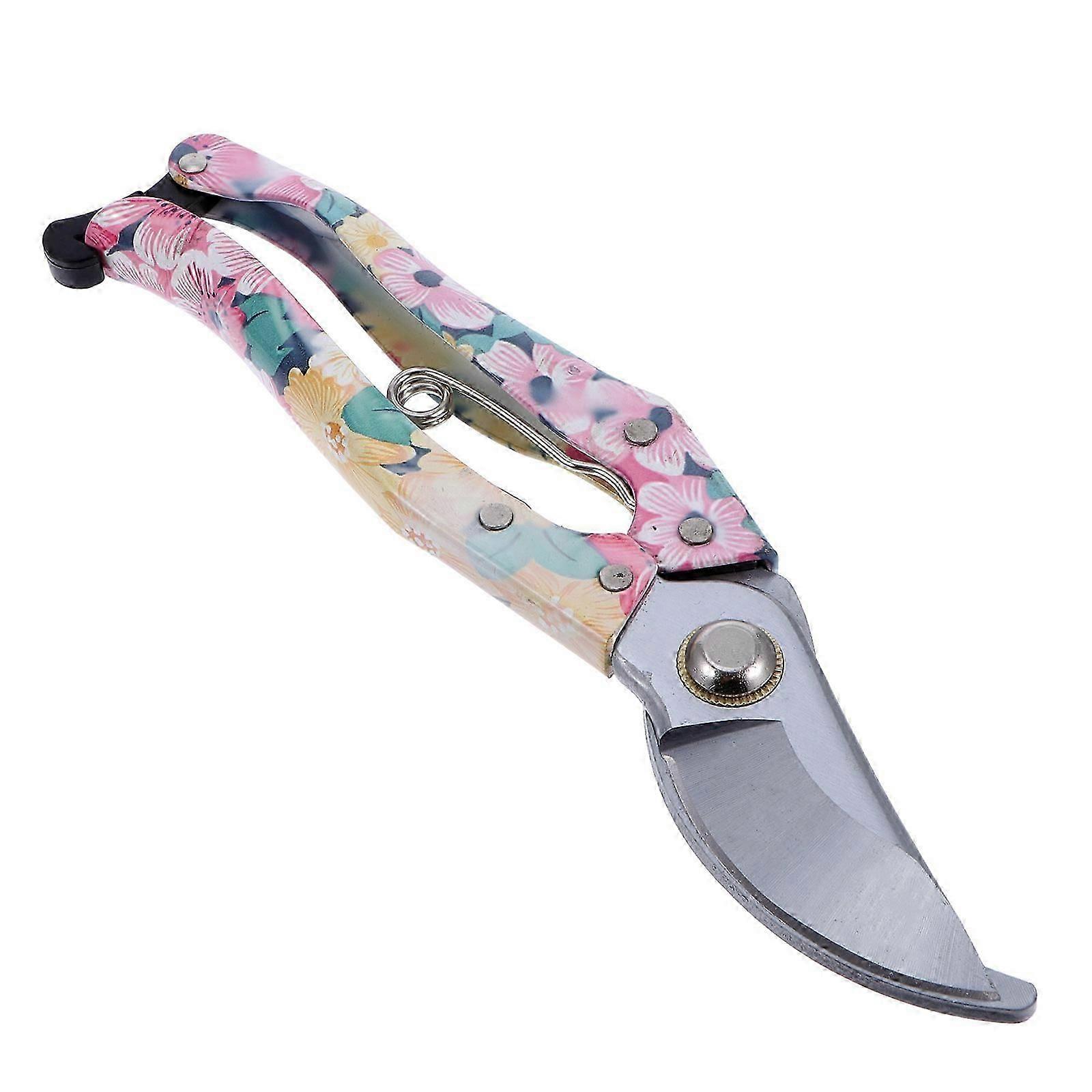 Pruning Shears Steel Gardening Tool for Twigs Pruning Shears Handle Random Pattern