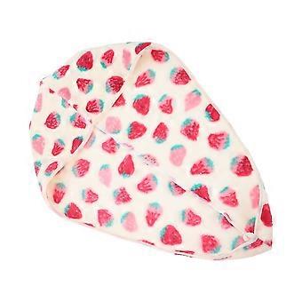 1Pc Comfortable Hair Dry Hat Household Bathing Hat Absorbent Shower Hat (Pink)